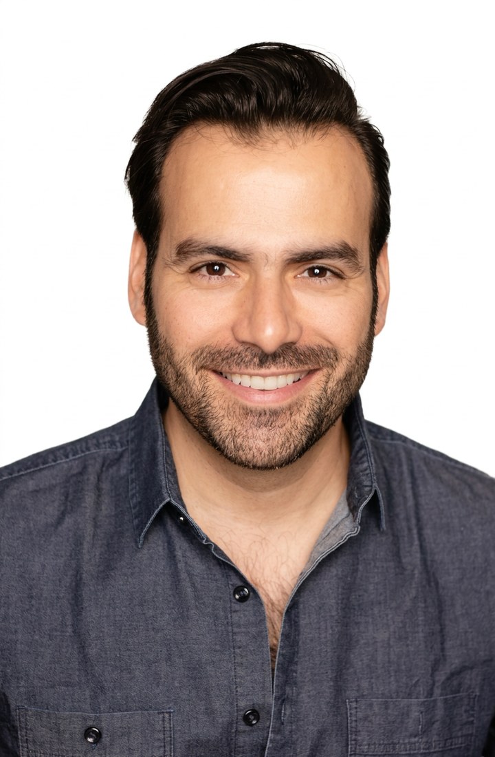 Retrato de Mauricio García Muela